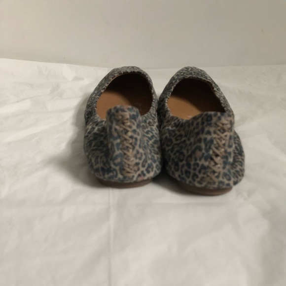 Lucky Brand Ballet Flats Size 7.5 Animal Print Leopard Cheetah Print - Picture 2 of 6